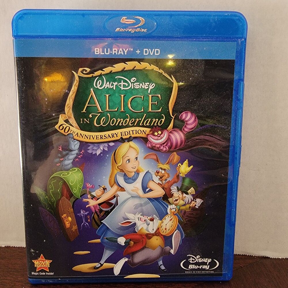 BLU-RAY/DVD Disney's Alice In Wonderland 60th Anniversary Edition (animated)